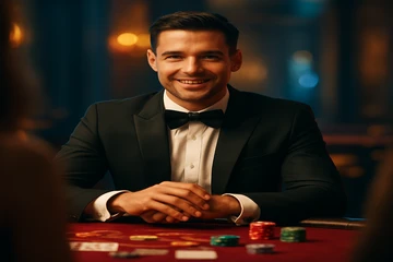 আলোকিত রুলেট চাকা ও ক্যাসিনো চিপসের দৃশ্য, যা লাইভ খেলার উত্তেজনা বাড়িয়ে তোলে